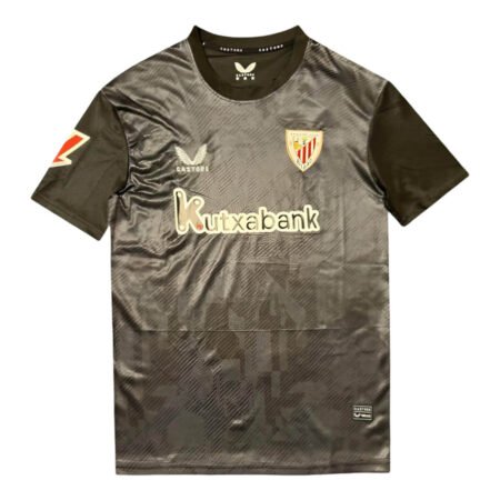 Camisa Atlhetic Bilbao Preta Goleiro 2025/26 Masculina