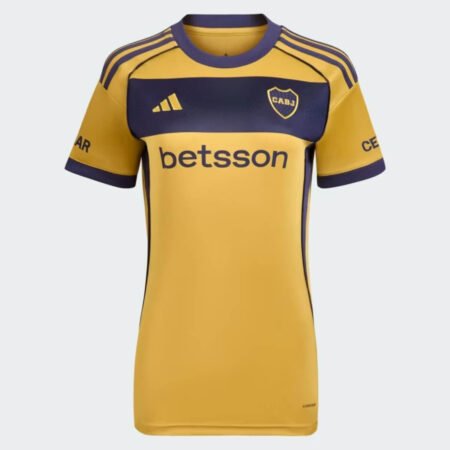 Camisa Boca Juniors Amarela 2025/26 Reserva Feminina