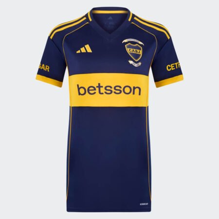 Camisa Boca Juniors Azul 2025/26 Titular Feminina