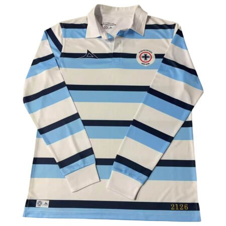 Camisa Cruz Azul Polo Azul 2025/26 Branca Manga Longa