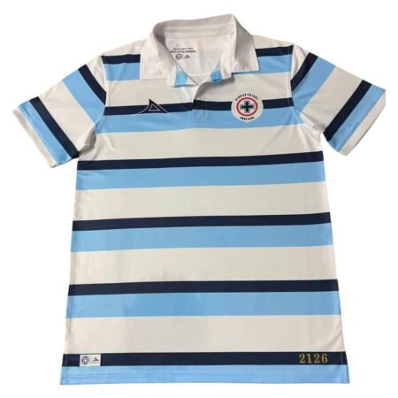 Camisa Cruz Azul Polo Azul 2025/26 Branca Masculina