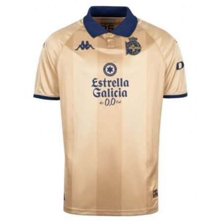 Camisa Deportivo La Coruña Dourada 2024/25 Aniversário Masculina
