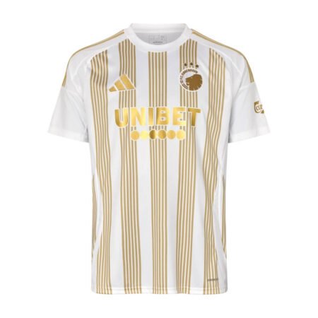 Camisa FC Copenhagen Branca/Dourada 2024/25 Champions Masculina