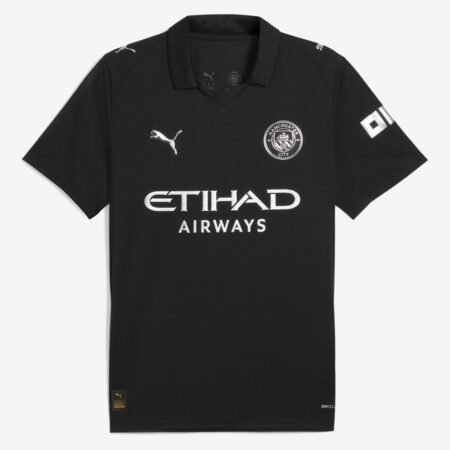 Camisa Manchester City Preta 2025/26 Away II Masculina