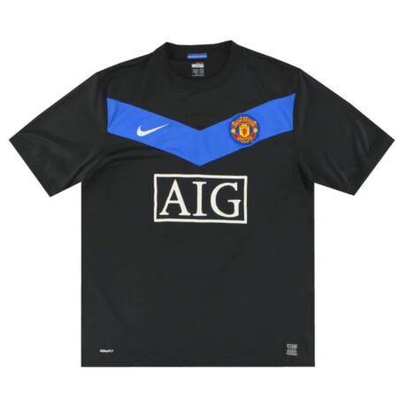 Camisa Manchester United Preta 2009/10 Away Masculina
