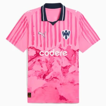 Camisa Monterrey Rosa KidSuper Mundial 2025/26 Masculina