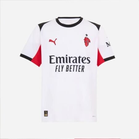 Camisa AC Milan Branca 2025/26 Diavoletto Away Masculina