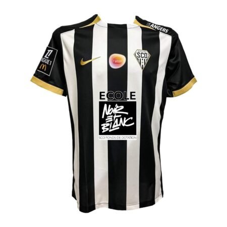 Camisa Angers SCO Preta 2025/26 Home Masculina
