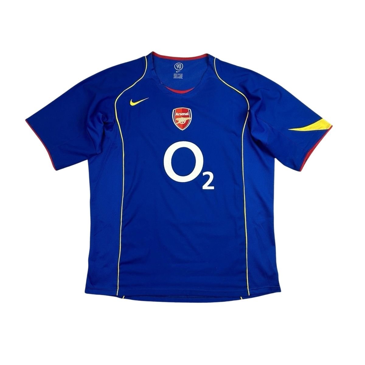 camisa-arsenal-fc-azul-2005-06-third-masculina Camisa Arsenal FC Azul 2005/06 Third Masculina
