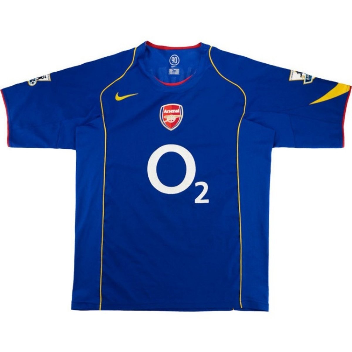 camisa-arsenal-fc-azul-henry-14-2005-06-third-masculina-1 Camisa Arsenal FC Azul Henry #14 2005/06 Third Masculina