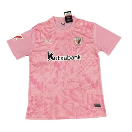 Camisa Athletic Bilbao Rosa Goleiro 2025/26 Masculina