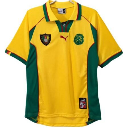 Camisa Camarões Amarela 1998/2002 Away Masculina