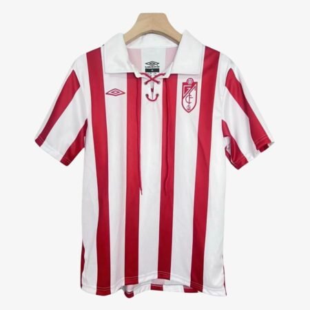 Camisa Granada CF Branca/Vermelha Retrô Masculina