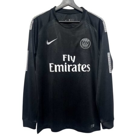 Camisa PSG Preta 2017/18 Third Manga Longa