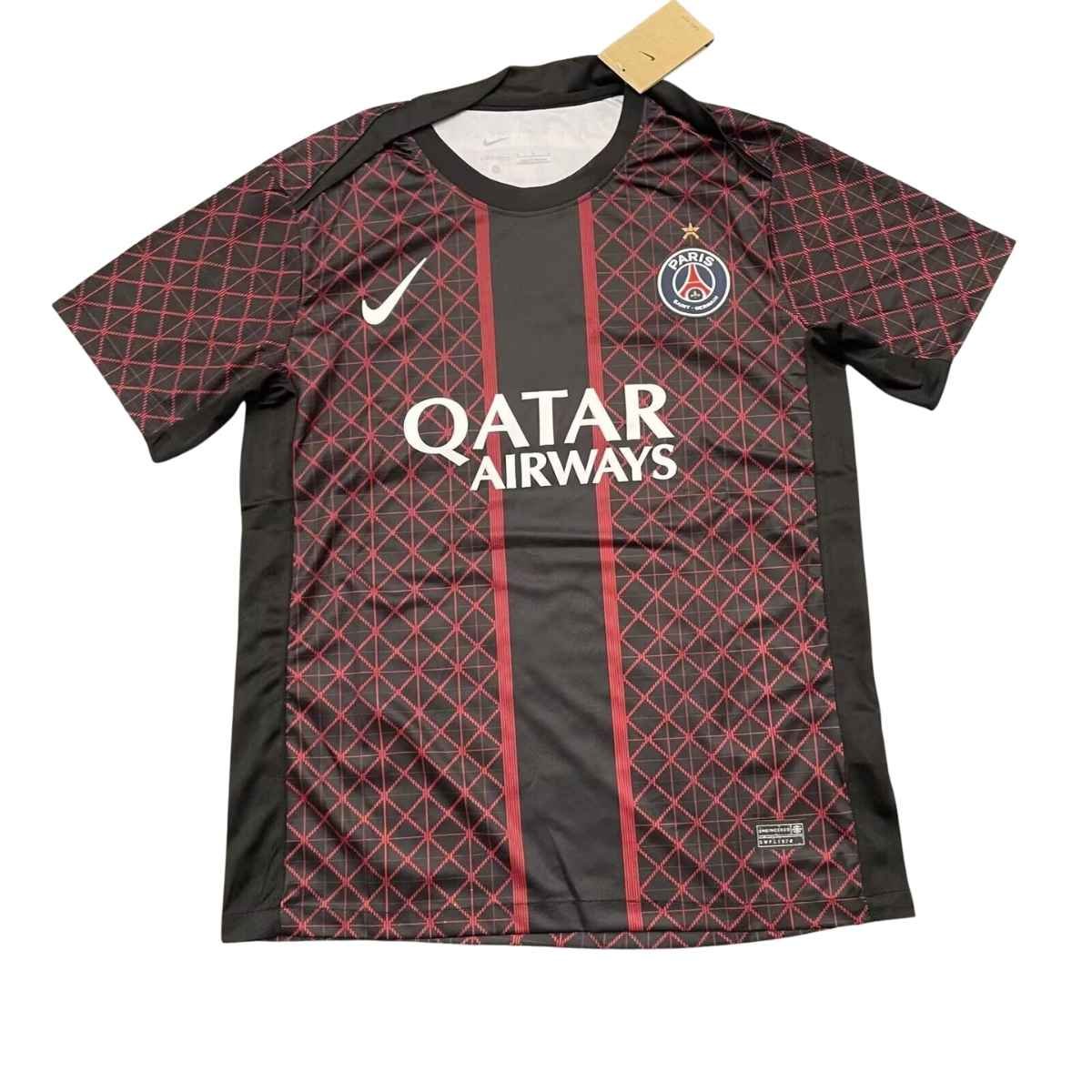 camisa-psg-vermelho-treino-2025-26-masculina Camisa PSG Vermelho Treino Jordan 2025/26 Masculina