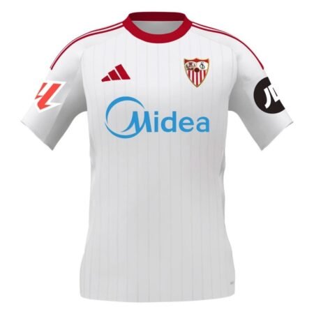 Camisa Sevilla FC Branca 2025/26 Home Masculina
