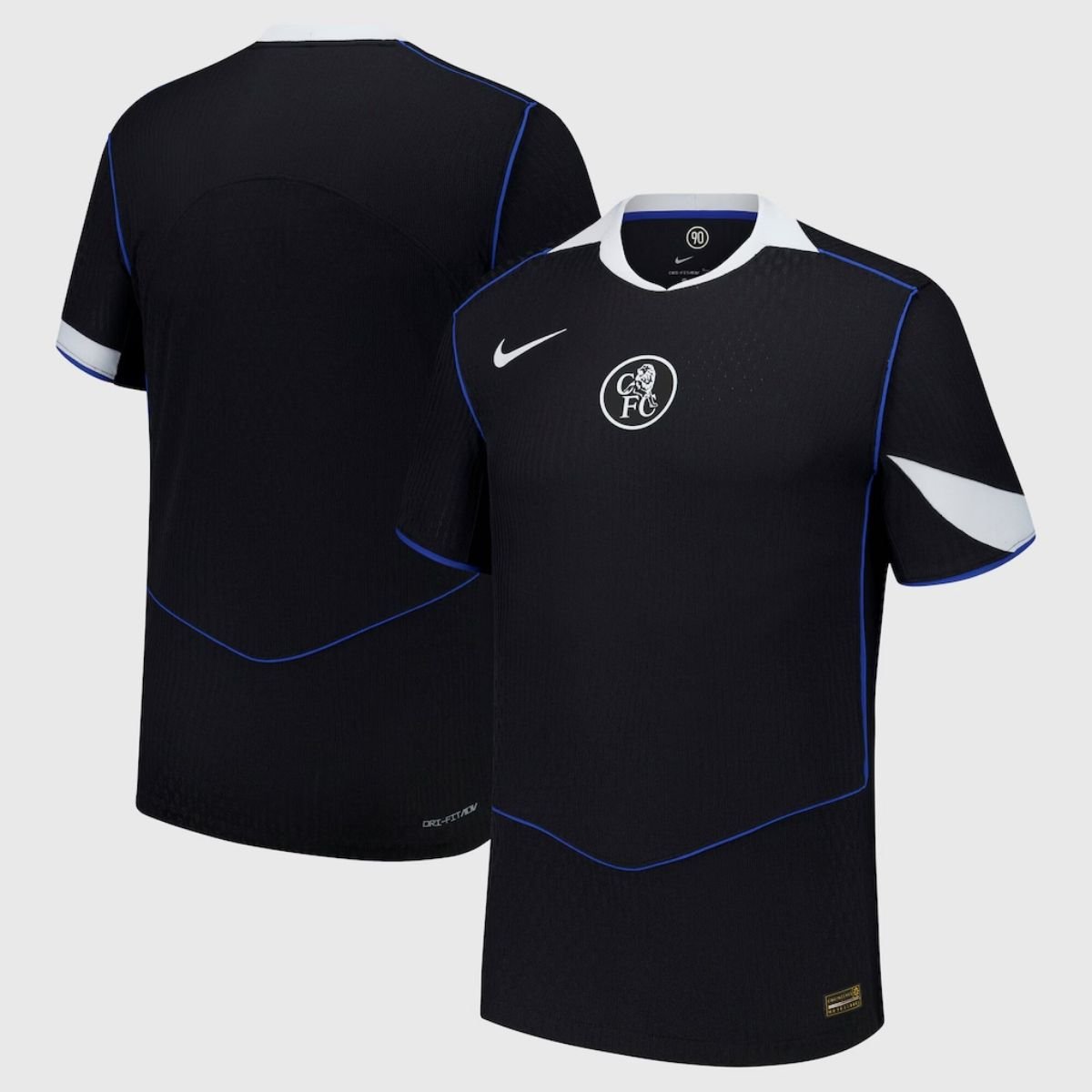 camisa-Chelsea-fc-preta-total-90-2025-26-third-iii-jogador Camisa Chelsea FC Preta Total 90 2025/26 Third III Jogador