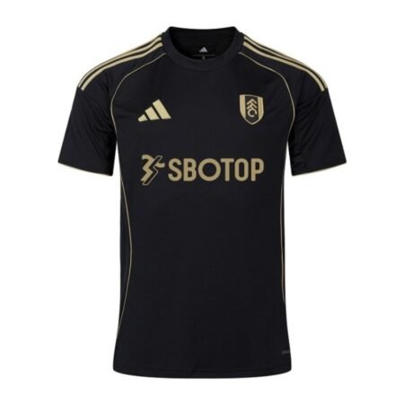 Camisa Fulham Preta 2025/26 Third Masculina