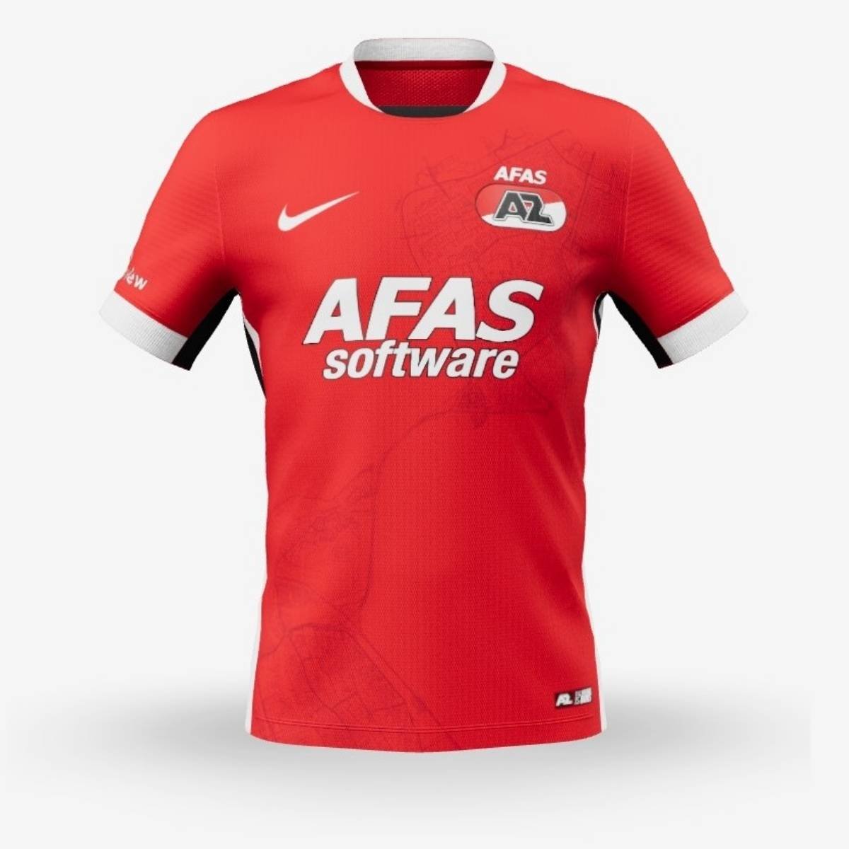 camisa-az-alkmaar-vermelha-2025-26-home-masculina Camisa AZ Alkmaar Vermelha 2025/26 Home Masculina