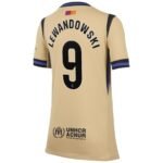 camisa-barcelona-amarela-lewandowski-2025-26-away-masculina