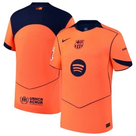 Camisa Barcelona Laranja 2025/26 Third III Total 90 Jogador