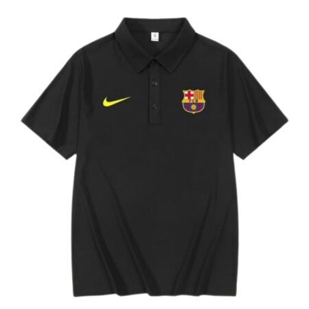 Camisa Barcelona Preta Polo 2025/26 Masculina