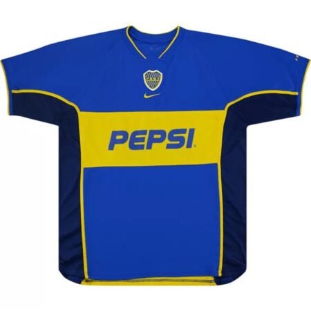 Camisa Boca Juniors 2002/23 Azul Pepsi Total 90 Masculina