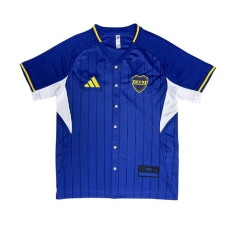 Camisa Boca Juniors Us Pack Basebol Azul 2025 Botões