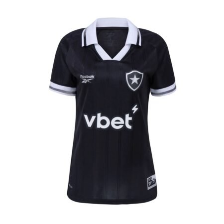 Camisa Botafogo Preta 2025/26 Reserva II Feminina