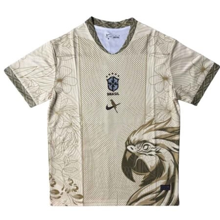 Camisa Brasil Arara Dourada 2025/26 Especial Masculina