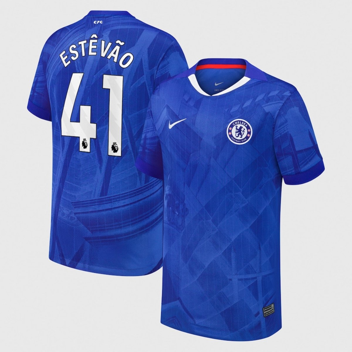camisa-chelsea-fc-estevao-41-azul-2025-26-home-masculina Camisa Chelsea FC Estêvão #41 Azul 2025/26 Home I Masculina