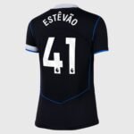 camisa-chelsea-fc-estevao-41-preta-2025-26-third-feminina