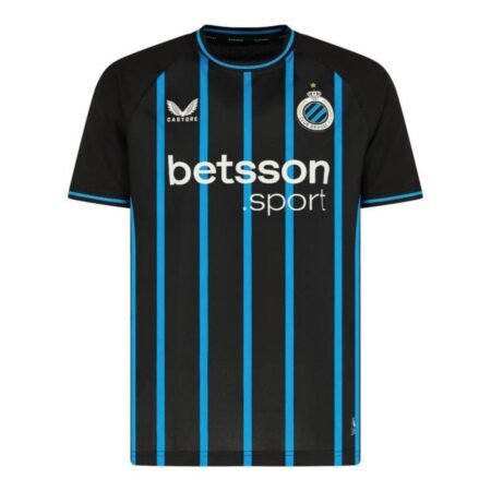 Camisa Club Brugge Preta 2025/26 Home Masculina
