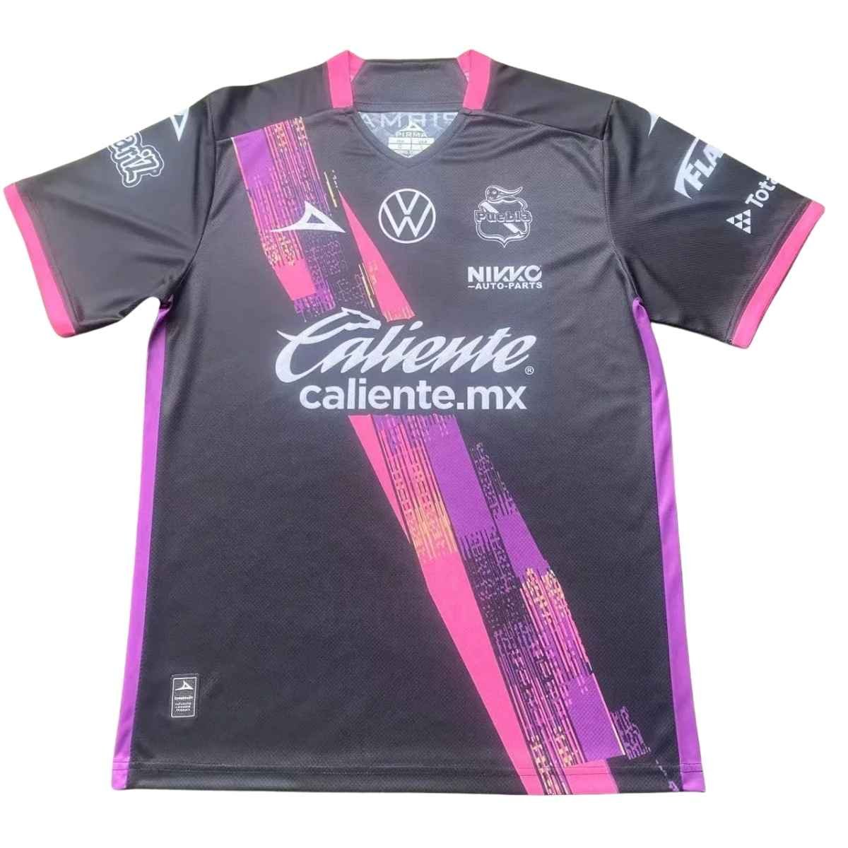 camisa-club-puebla-preta-2025-26-away-masculina Camisa Club Puebla FC Preta 2025/26 Away Masculina