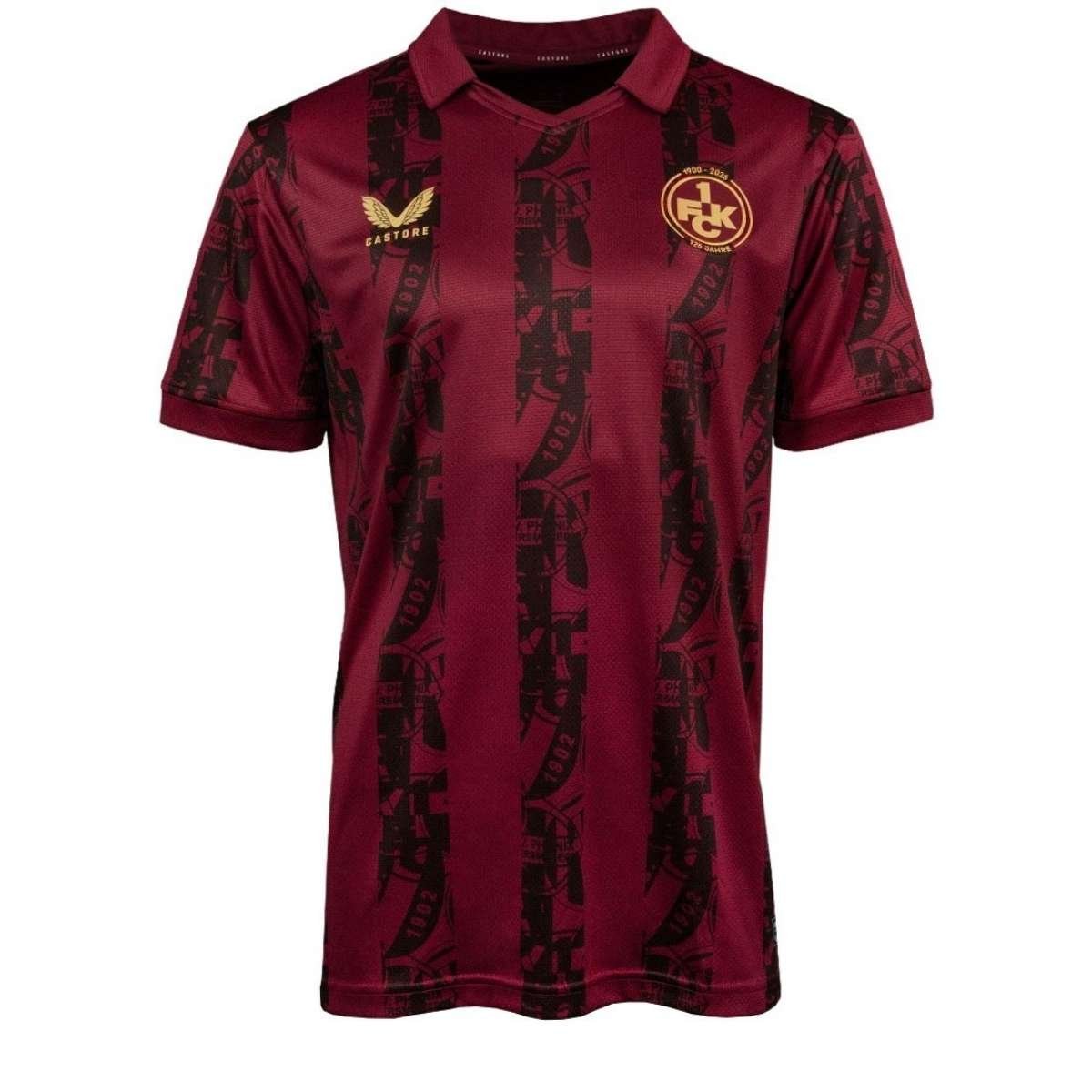 camisa-fc-kaiserslautern-vermelha-2025-26-aniversario-masculina Camisa FC Kaiserslautern Vermelha 2025/26 Aniversário Masculina