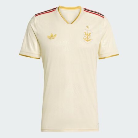 Camisa Flamengo Creme 3 2025/26 Terceira Masculina