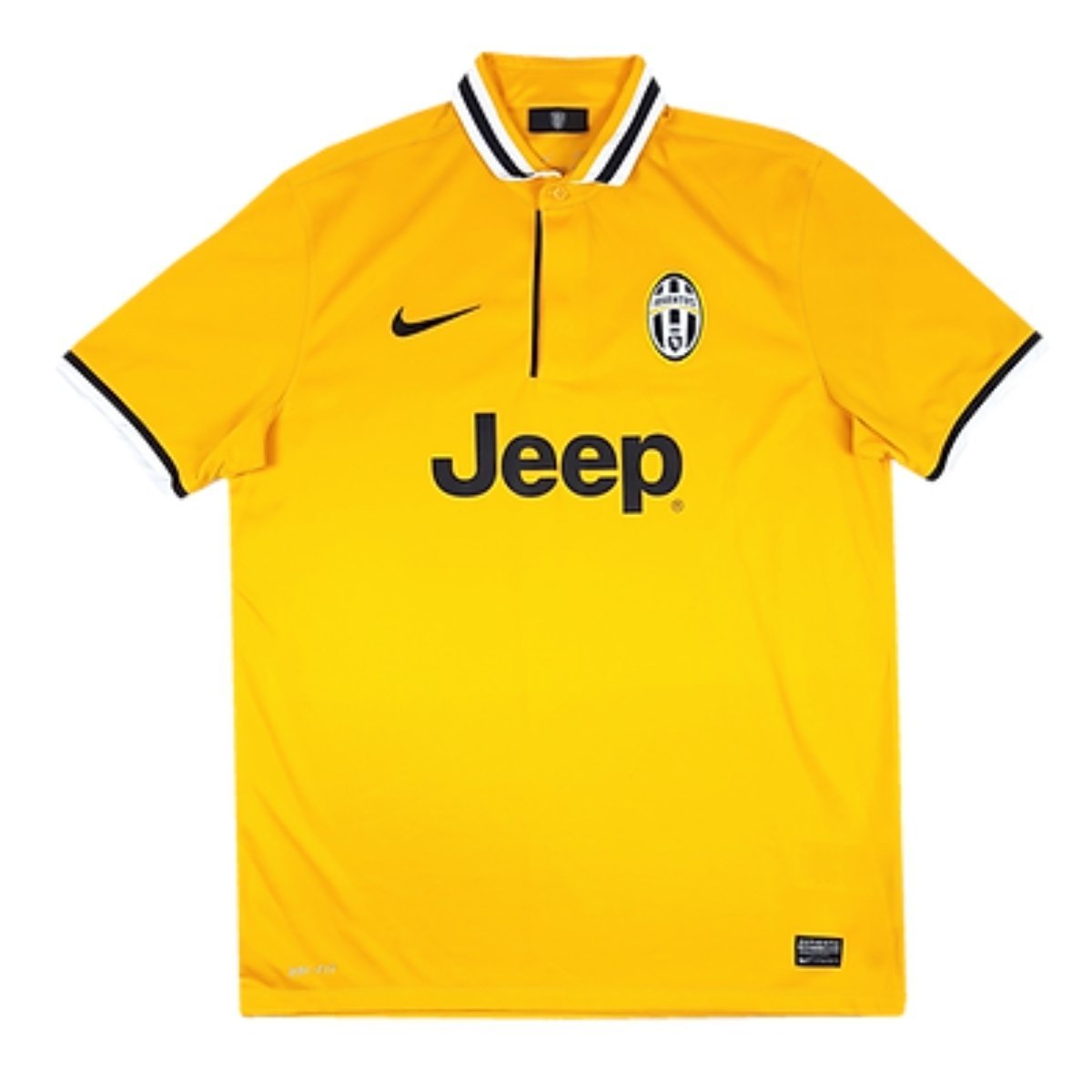 camisa-juventus-amarela-2013-14-away-masculina Camisa Juventus Amarela 2013/14 Away Masculina
