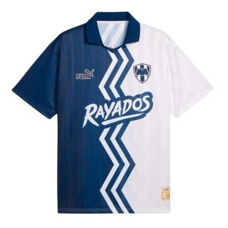 Camisa Monterrey Rayadaos Azul/Branco 2025/26 Especial Masculina