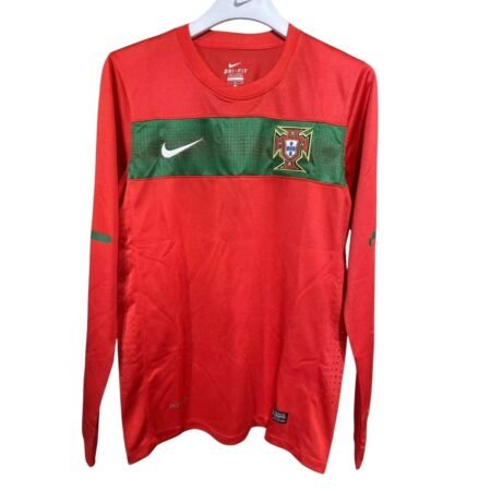 Camisa Portugal Vermelha 2010/11 Home Manga Longa