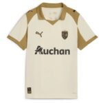 camisa-rc-lens-branco-marron-2025-26-third-masculina