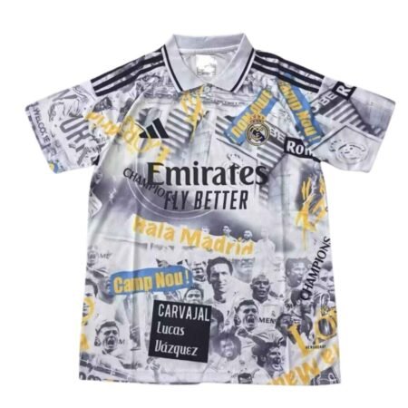 Camisa Real Madrid Camp Nou Cinza 2025/26 Masculina