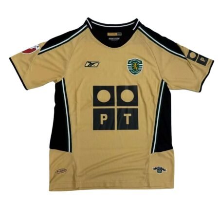 Camisa Sporting CP Amarela 2003/04 Away Masculina