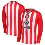 camisa-sunderland-afc-vermelha-2025-26-home-manga-longa
