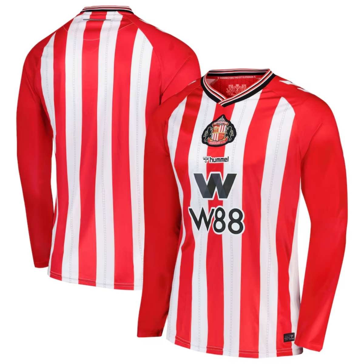 camisa-sunderland-afc-vermelha-2025-26-home-manga-longa Camisa Sunderland AFC Vermelha 2025/26 Home Manga Longa