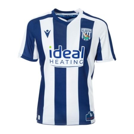 Camisa West Bromwich Azul 2025/26 Home Masculina