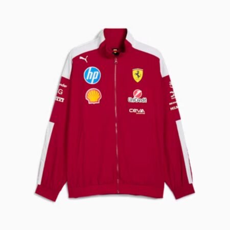 Jaqueta Scuderia Ferrari Oversized Vermelha 2025/26