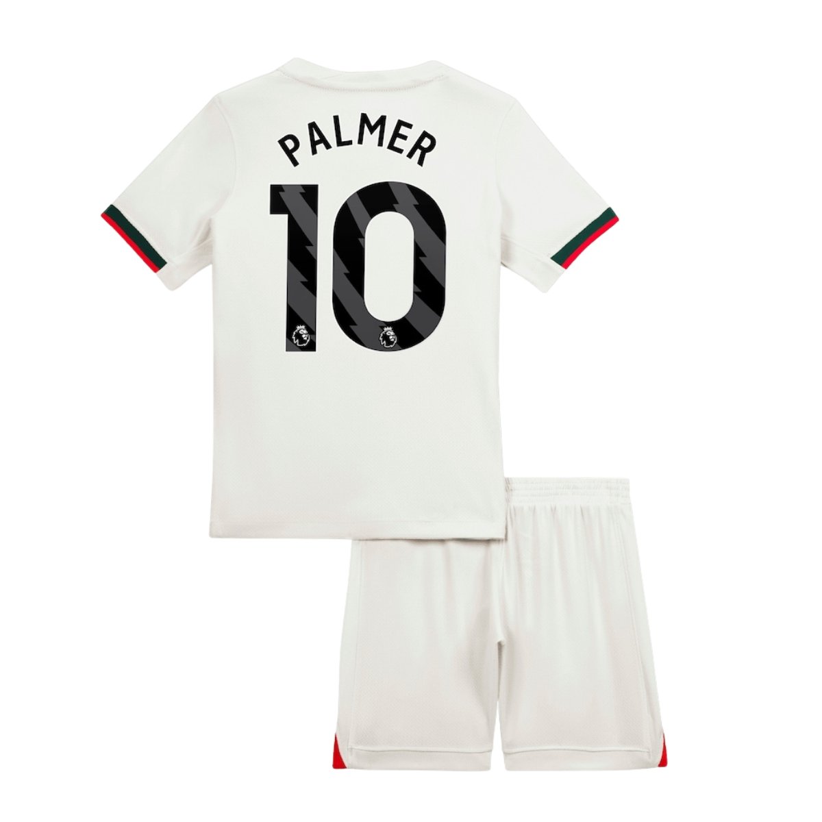 CHELSEA FC PALMER 10 ホワイトシャツ Kit Infantil Chelsea FC Palmer #10 Branca 2025/26 Away Unissex