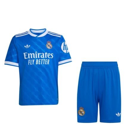 Kit Infantil Real Madrid Azul 2025/26 Third III Unissex