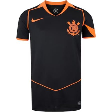 Camisa Corinthians Total 90 Preta 2025/26 III Masculina