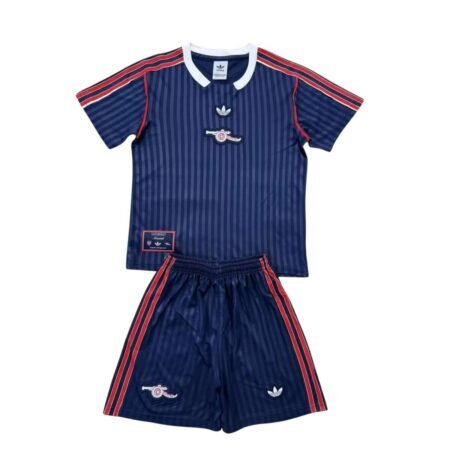Kit Infantil Arsenal Azul 2025/26 Terrace Icons Unissex